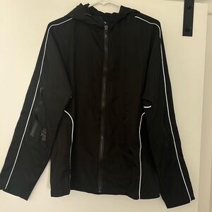 Men's Waterproof Rain Shell Jacket - All In Motion™ Black Size M